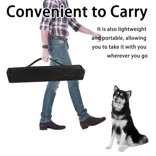 Adjustable Dog Agility Hurdles with Carry Bag, 2 Sets - size: 2-Sets Hurdles