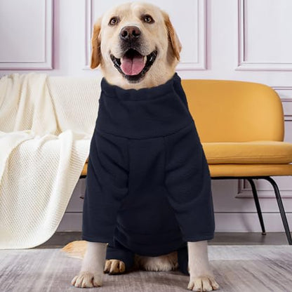 ROZKITCH Dog Winter Clothes, Pet Windproof Warm Cold Weather Jacket Vest Cozy Jumpsuit Apparel Outfit Clothes for Small Medium Dog Walking Hiking Sleep Blue S - color: Dark Blue, size: S