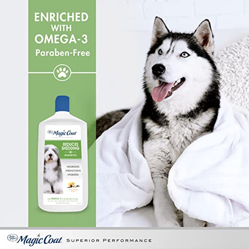 Four Paws Magic Coat Reduces Shedding Shampoo for Dogs Reduces Shedding Dog Shampoo 32 Ounces (1 Count) - size: 32 Ounces (1 Count), style: Reduces Shedding Dog Shampoo