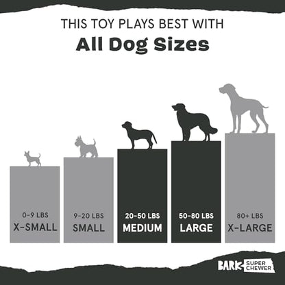 Barkbox Super Chewer Tough Dog Chew Toys for Aggressive Chewers, Dental Stimulating (Radius - Large) - color: Radius - Large, size: Medium/Large