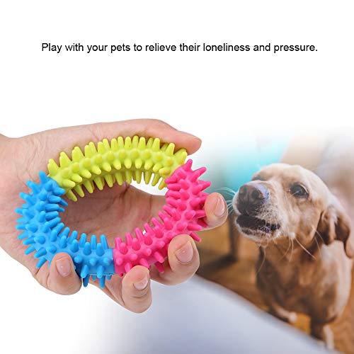 TOPINCN Pets Chew Toys, Chew Toys Ring, Non Material Cute Ring Shape for Pets Dogs Puppy