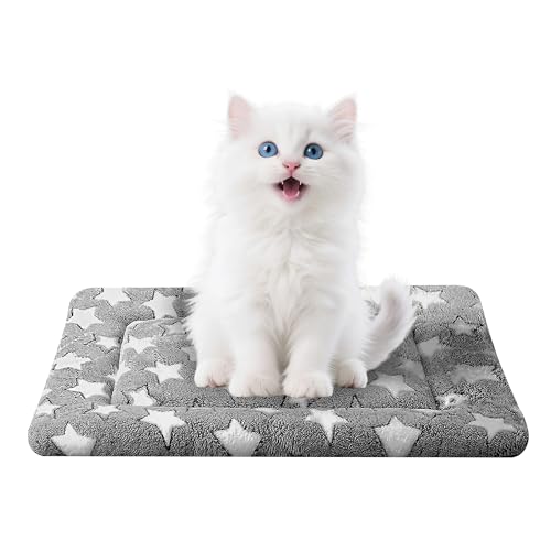 Dog Bed Mat for Crate, Soft Kennel Pad, Durable Comfort Mat for Dogs and Cats, Home and Crate Use (Gray, 18"*14"*1.5") - color: Gray, size: XS(18"*14"*1.5")
