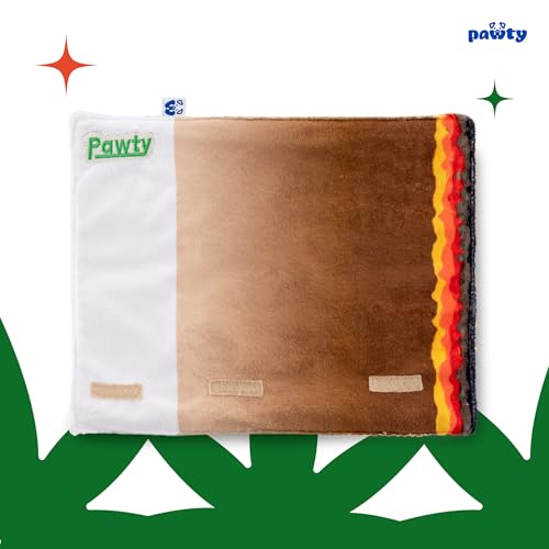 PAWTY Rolling Interactive Dog Toy - Weed Joint Doggijuana Cigar Vape Parody Plush Squeaky Cigarette Dog Toy - Funny 420 Novelty Gift for Dog Lovers