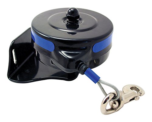 Howard Pet Retractable Blue Metal Tie Out Reel Medium