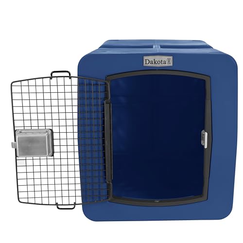 dakota283 G3 Framed Door Kennel - Large - Blue - color: Blue, size: Large