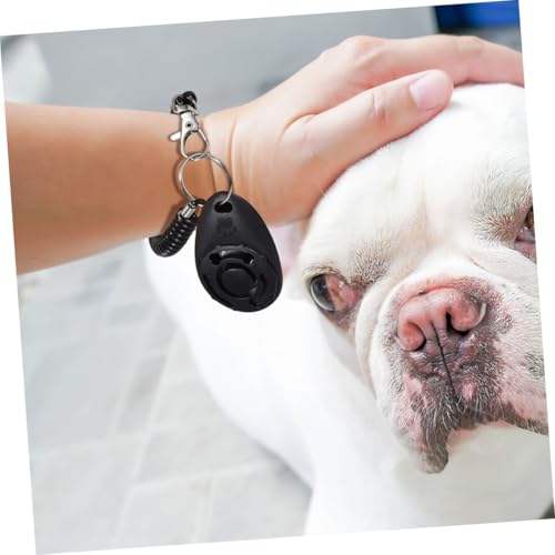 BESPORTBLE 2PCS Dog Training Clicker with Wrist Strap Portable PET Behavior Training Tool Loud Sound Clickers for Dogs for PET