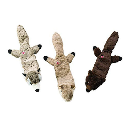SPOT Skinneeez Extreme Quilted Squirrel- Durable, Stuffing Free Dog Toy with 4 Layers of Diamond Stitched Fabric & 2 Squeakers- Ideal for Medium and Large Aggressive Puppies and Dogs- 23in - size: 23 in