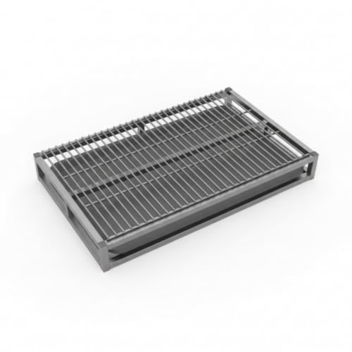 Slatted Dog Potty Open-Grid Surface Drawer-Style Dog Toilet Drainage Design Puppy Potty Tray, Medium 61cm 45cm - size: Medium 61cm 45cm