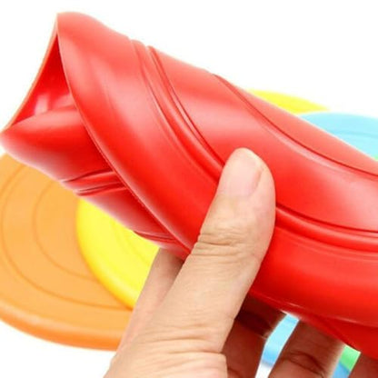 PRETYZOOM 5pcs Dog Flying Disc Set, Bite-Resistant Silicone Throwing Discs, Floating Interactive Chew for Puppy Outdoor Training and Exercise