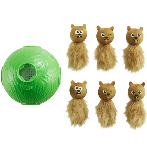 Outward Hound by Nina Ottosson Dog Snuffle N' Treat Ball Puzzle, Level 2 Intermediate, Green, Large - color: Snuffle N' Treat (Green)