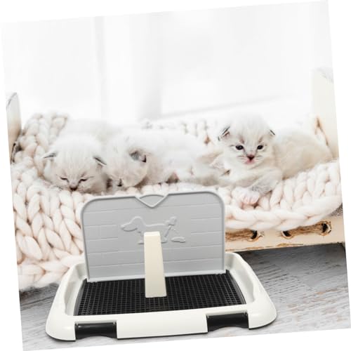 Indoor Dog Potty Tray Capacity Pee Holder for Puppy Training Splashproof Dog Toilet Box Removable Design