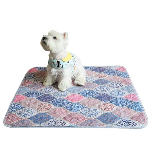 Reusable Puppy Pee Pads, Super Absorbent, Waterproof and Leak Proof, Bottom Anti Slip, Washable, Puppy Toilet Training pad. Suitable for Small to Medium-Sized Dogs (18*24inch(2pieces)) - size: 18*24inch(2pieces)