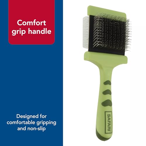 Coastal Pet Safari Dog Flexible Slicker Brush - Dog Brush for Shedding - Undercoat Rake & Grooming Tools for Small & Medium Pets - Small - size: Small