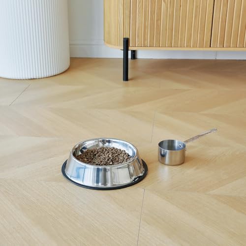 KEAWELL Premium Dog and Cat Food Measuring Cup 18/10 Stainless Steel (1, 1 Cup) - size: 1 Cup