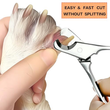 Heavy Duty Dog Nail Clippers for Large Dogs, Thick Nails, Full Metal, Sharp | Dog nail clippers large dogs,heavy duty dog nail clippers,thick nail dog clippers,pro dog nail trimmer,quiet safe sharp