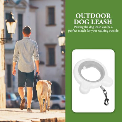 Kisangel Retractable Dog Leash 3 Meter Extendable Nylon Towing Rope with Anti-Slip Handle One-Hand Brake for Small and Medium Dogs Portable Automatic Pet Leash for Outdoor Walking