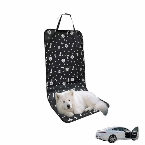 Waterproof Pet Car Seat Cover for Dogs&Cats,Non-Slip Oxford Fabric Hammock,Easy Clean Travel Mat for Front & Back Seat, Adjustable Buckle Design,19.29x17.3 Inch,Heavy Duty Dog Car Seat Protector