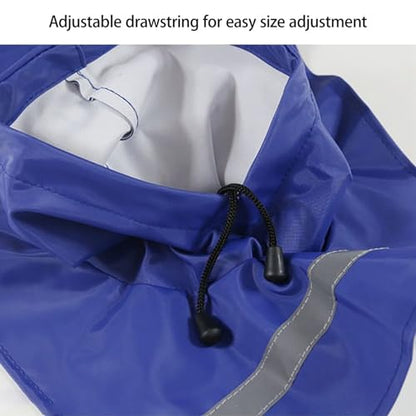 Dog Raincoat for Dogs Windbreaker Dog Rain Jacket Hooded Durable Waterproof Windproof Rain Coat for Dogs Doggy Raincoat(SM,Orange)