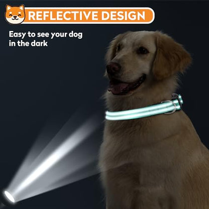 Reflective Dog Collar, Adjustable Soft Neoprene Padded Nylon Pet Collars with Buckle for Small Dogs, Teal,S - color: Teal, size: Small