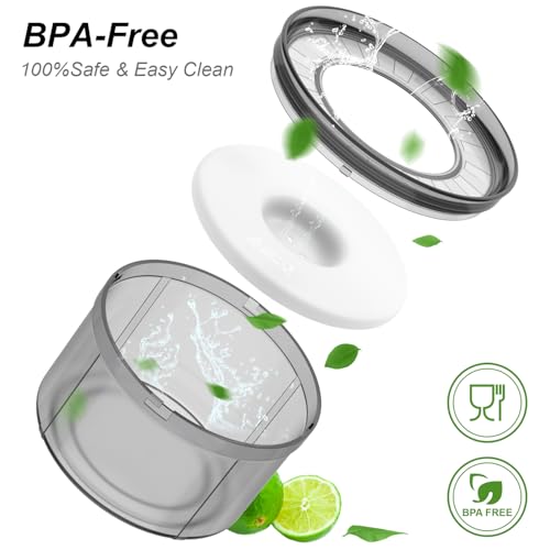 Techphardo 1Gallon No Spill Dog Water Bowl-3.8L Large Capacity, BPA-Free, Anti-Splash & Anti-Digging Design with Non-Slip Base, for Messy Drinkers - color: White