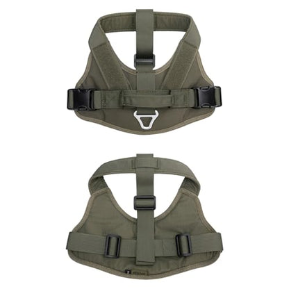 EXCELLENT ELITE SPANKER Tactical Dog Harness Patrol Harness Service Dog Vest Military Dog Vest Working Dog Vest with Handle(Ranger Green-S) - color: Ranger Green, size: S-(23.5 - 29.5")