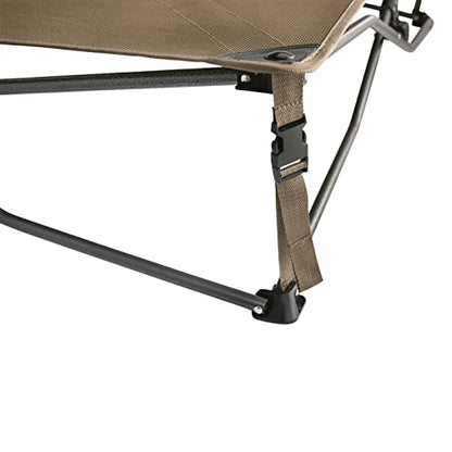 Guide Gear Bed with Elevated Bed Frame, Raised Outdoor Pet Couch, Cot, Dura Mesh Brown