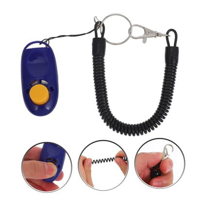 BESTonZON Clicker for Dog Training Adjustable Wrist Strap PET Training Clicker for Dogs Cats Puppies and Birds Effective Behavior Reminder