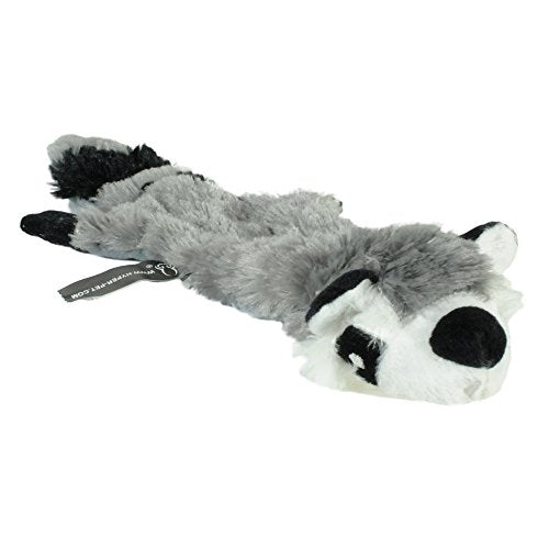 Hyper Pet Critter Skinz Raccoon Stuffless Dog Toy, Medium - size: Medium, style: Raccoon