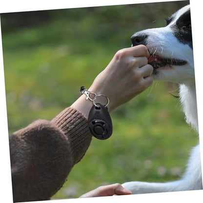 BESPORTBLE Portable Dog Clicker Whistle Training Tool for Puppies Cats Birds Includes Wrist Strap for Convenience