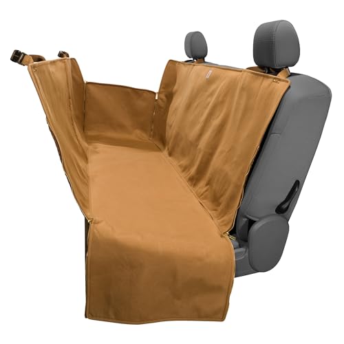 Carhartt Universal Fitted Nylon Duck Pet Hammock, Dog Back Seat Cover, Carhartt Brown - color: Carhartt Brown