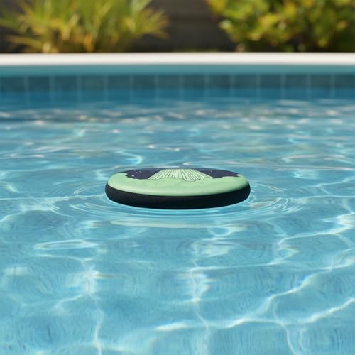 Soft EVA Foam Dog Flying Disc, Floating Fetch Toy for Water & Outdoor Play, 5.9 Inch Green