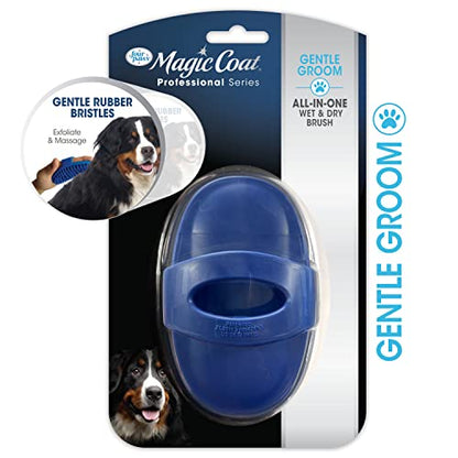 Four Paws Magic Coat Professional Series Grooming All-in-One Wet & Dry Detangling Brush for Dogs, 1 Count - size: One Size