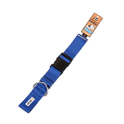 GOGO Pet Products Martingale Gentle Training Collar, X-Large, Blue - color: Blue, size: Xlarge (1 1/2" web width)
