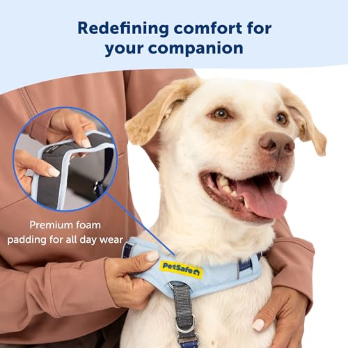 PetSafe Easy Walk Comfort No-Pull Dog Harness Full-Body Padding - Better Walks on The First Use - 5 Points of Adjustment Small/Medium, Blue (Pack of 3) - color: Blue, size: Small (Pack of 3)