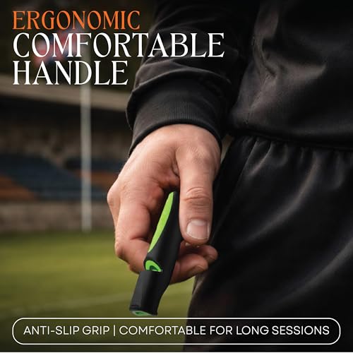 ACME Alpha 211.5 Professional Dog Training Whistle with Enhanced Ergonomic Grip. BPA-Free Plastic. 110 dBA. Long Range. Standardized Frequency. Weatherproof. Made in the UK (Black on Day Glow Green) - color: Black on Day Glow Green