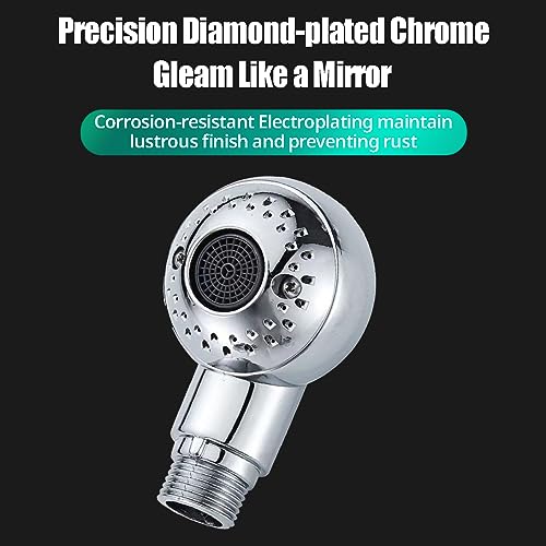 MANON ROSA Dog Shower Attachment - High-Pressure 2-Mode Handheld Sprayer with Universal Hose Interface for Small Medium Large Pets: Puppies Cats Kittens- Ideal for Bathing Massaging Grooming