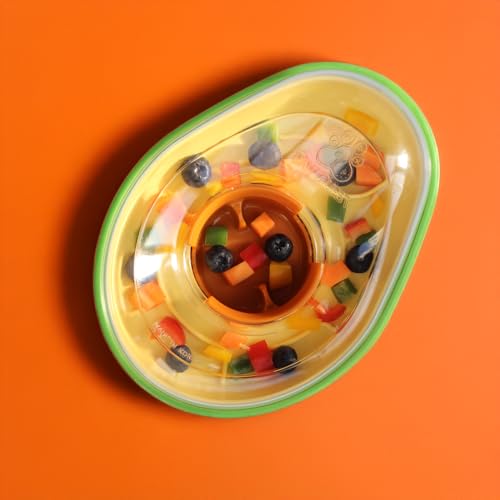 Avocado Non-Spill Treat Dispensing Wobble Toys for Dogs