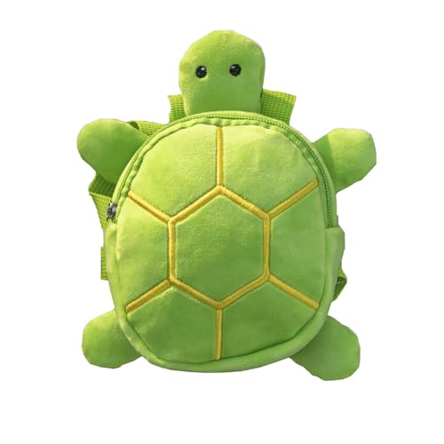Dog Backpack Harness with Leash, Adjustable Dog Harness Backpack for Small Dogs, Cute Turtles Shape Bag Pet Carrier Backpacks for Hiking Training and Daily Walking - color: Green