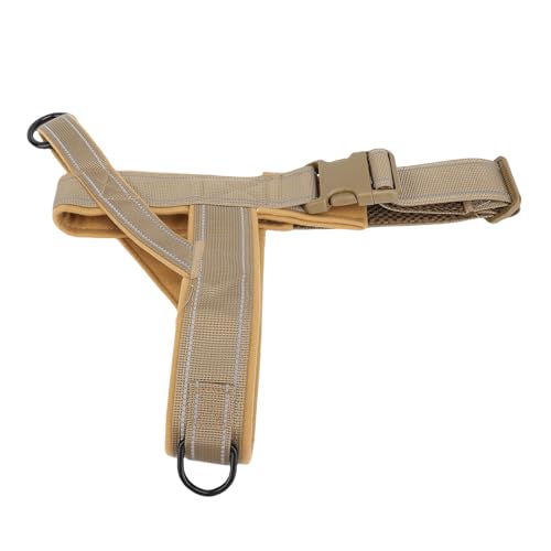Escape Proof No Pull Dog Harness - Heavy Duty Nylon Adjustable Pet Vest for Walking, Hiking, Training - Lightweight & Multifunctional (L) - size: L