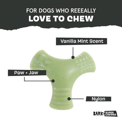 Barkbox Super Chewer Tough Dog Chew Toys for Aggressive Chewers, Dental Stimulating (Chopper - Large) - color: Chopper - Large, size: Medium/Large