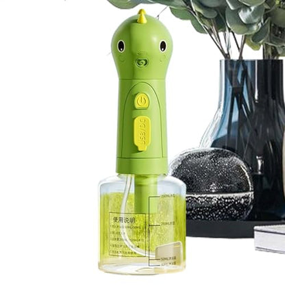 Electric Foaming Shampoo Dispenser for Dog and Cat, Dog Soap Dispenser - 2-in-1 Dog Soap Holder, Rechargeable Soap Dispenser, Foamer for Pet Bathing, Bathroom, Kitchen Sink (Dinosaur, 1pc) - color: Dinosaur