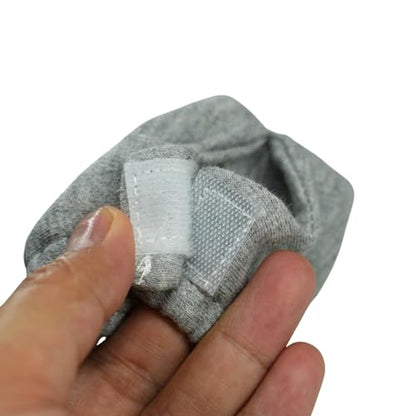 Washable Squirrel Diapers - Extra Small Reusable Pet Cloth Diapers Highly Absorbent Leak-Proof Urine Wet Pants with Adjustable Waistline for Indoor Squirrel (Grey, M (3.9" - 6.3"), Count, 1) - color: Grey