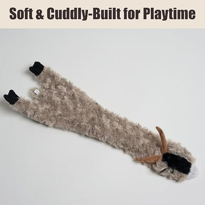 SPOT Skinneeez Crinklers Goat - Stuffing-Free Dog Toy with Crinkle & Squeaker Sounds, Durable for Moderate Chewers, Tug Toy for Small Dogs & Puppies, 14in - style: Small Goat