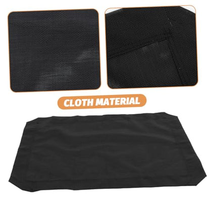 POPETPOP Breathable Mesh Dog Cot Replacement Cover for Indoor and Outdoor Use Easy to Cover for Small Dogs Fits Standard Cot - size: 77.00X62.00X0.80CM