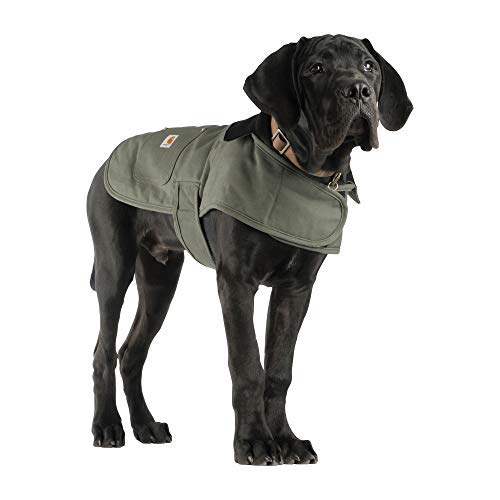 Carhartt Firm Duck Insulated Dog Chore Coat, Army Green, X-Large - color: Army Green, size: X-Large