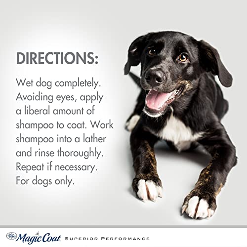 Four Paws Magic Coat Medicated Shampoo for Dogs with Coal Tar, Moisturizing Dog Wash for Itchy Dry Skin, Dog Grooming, Classic Clean Scent, 16 Ounce - size: 16 Ounces (1 Count), style: Medicated Dog Shampoo