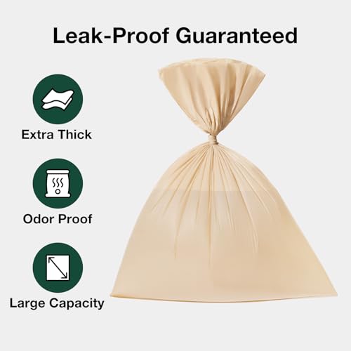VETRESKA Dog Poop Bag with Dispenser, Leak Proof and Extra Thick Pet Waste Bags for Dog Walking and Cat Litter, Sandalwood & Almond Scented, 105 Count - size: 1 Count (Pack of 105), style: Santal Forest