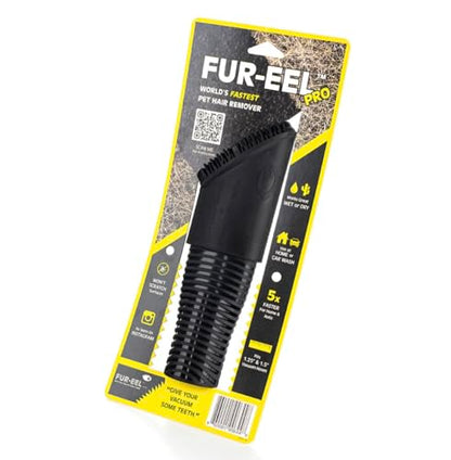 Buff Brite Fur Remover PRO II (2.0) with Fang Adapter - Dog and Cat Grooming Tool, Vacuum Attachment for Pet Hair Removal - style: Fang & Fur-EEL PRO II (v2.0) Attachment