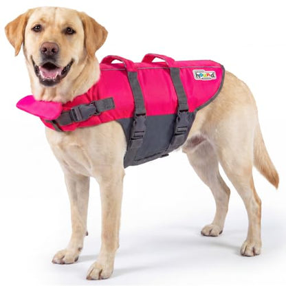 Outward Hound Granby Splash Pink Dog Life Jacket, Large - color: Pink, size: Large (Chest Girth: 28"-32")