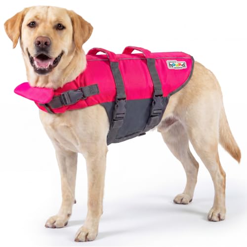 Outward Hound Granby Splash Pink Dog Life Jacket, Large - color: Pink, size: Large (Chest Girth: 28"-32")
